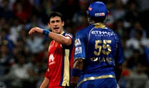 Pollard fined by IPL for on-field bust up with Starc