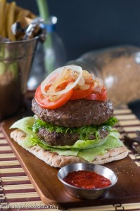 Healthy Jamaican inspired Jerk burger recipe