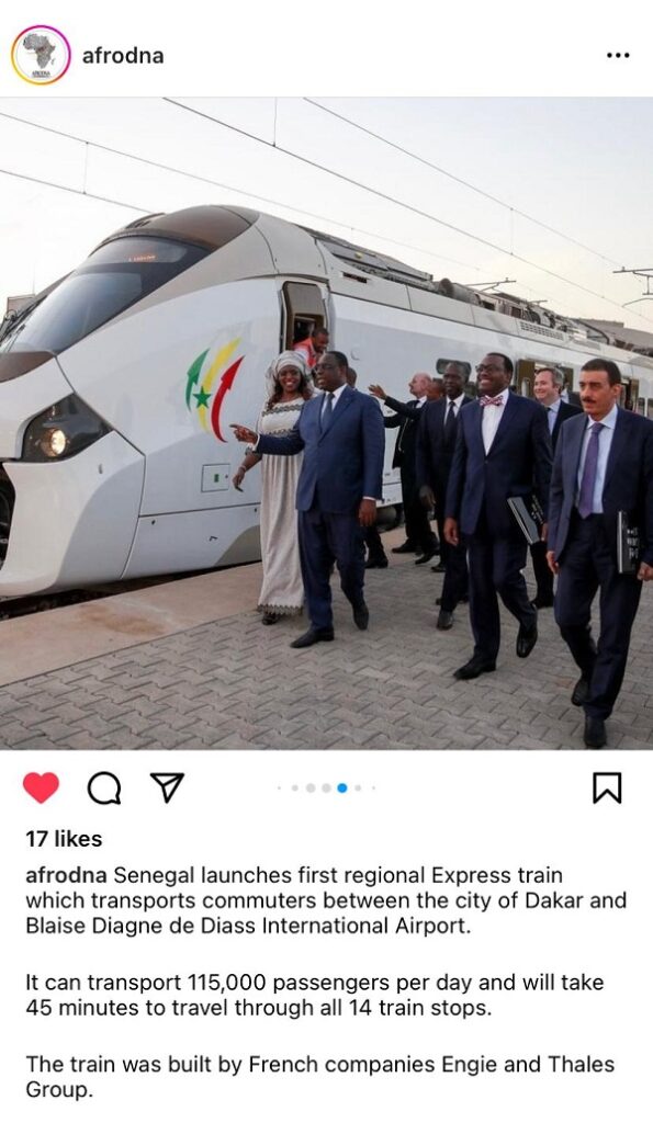 Senegal Launches First Regional Commuter Express Train - CaribDirect