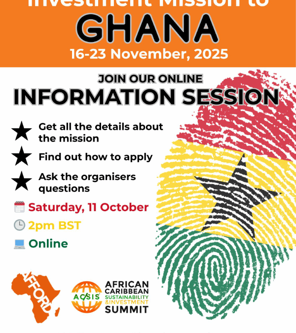 ACSIS / AFFORD UK Trade Mission to Ghana